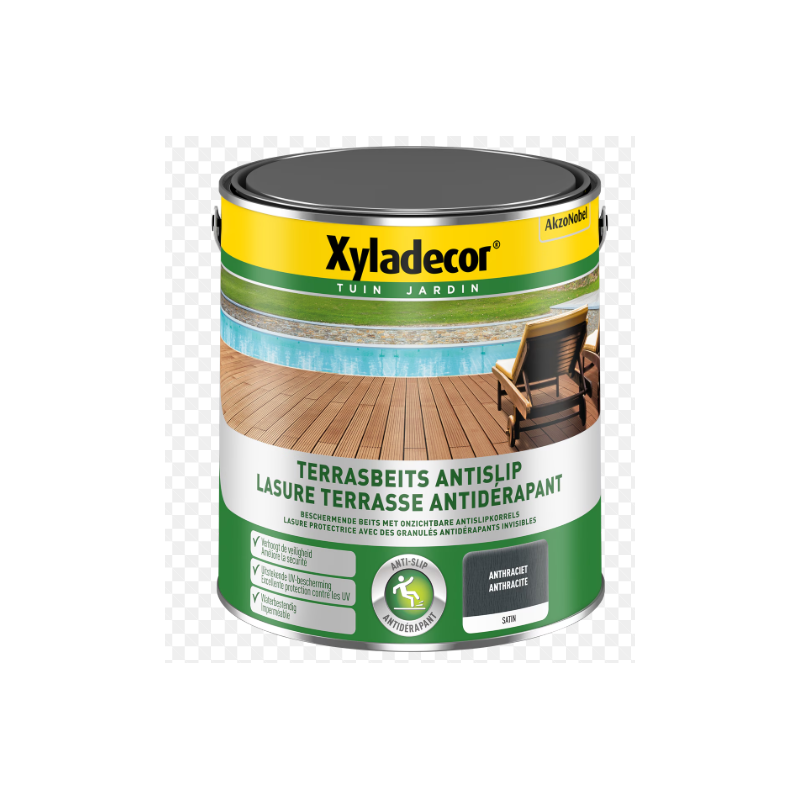 XYLADECOR ANTI-SLIP TERRACE STAIN 2.5L