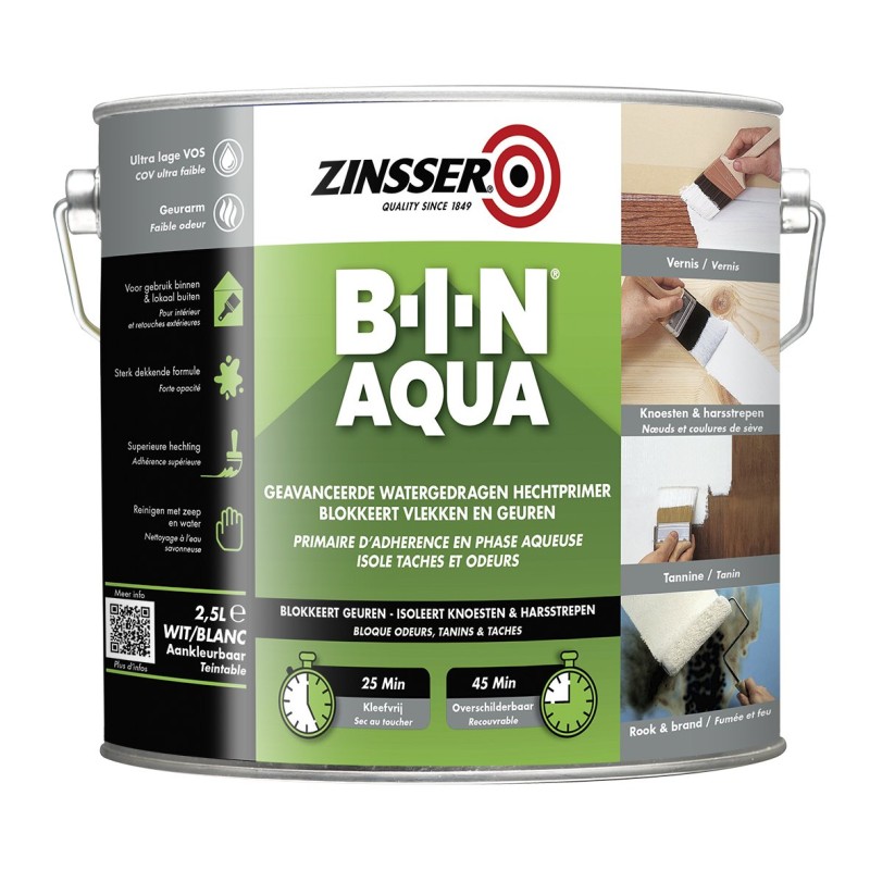 ZINSSER BIN AQUA WIT